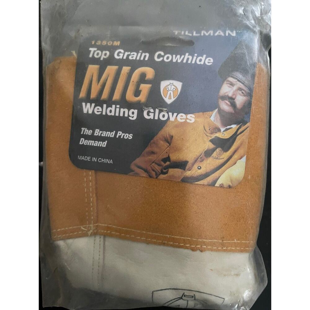 Tillman Top grain Cowhide MIG Gloves Medium Size 1350M New In Package.